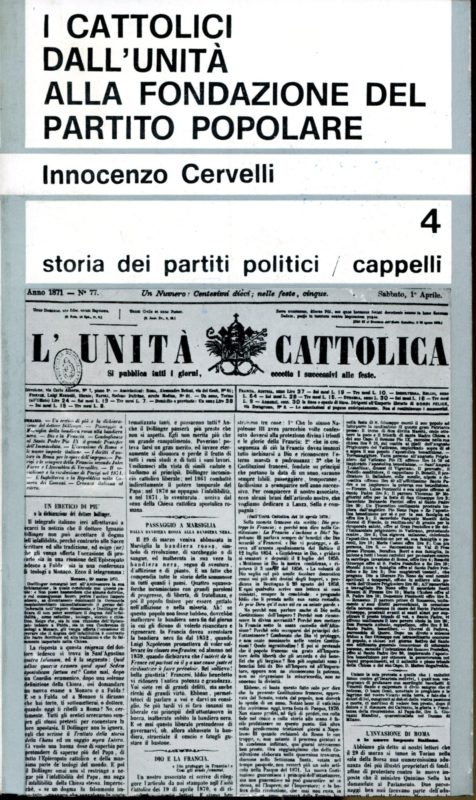 I Cattolici dall'unit?? alla fondazione del partito popolare