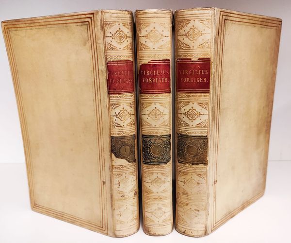 P. Virgilii Maronis opera ad optimorum librorum fidem edidit perpetua et aliorum et sua adnotatione illustravit dissertationem de Virgilii vita et carminibus atque indicem rerum locupletissimum / adiecit Albertus Forbiger. 3 volumi