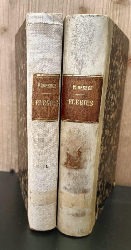 ??l??gies de Properce, traduites dans toute leur int??grit??, avec des Notes interpr??tatives du Texte et de la Mythologiede l'Auteur, et des figures grav??es, d'apres les dessins de Maillier. Nouvelle ??dition, revue, corrig??e et consid??rablement augment??e. par M. Delongchamps. Tome 1 e 2