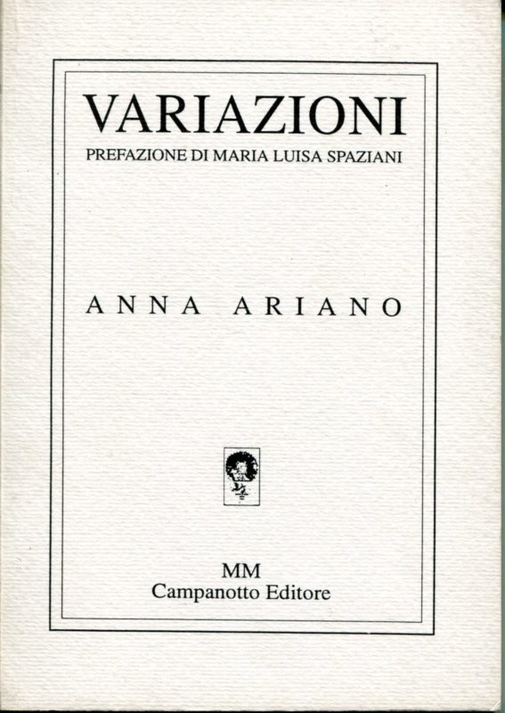 Variazioni. Prefazione di Maria Luisa Spaziani