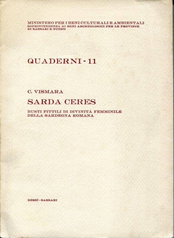 Sarda Ceres : busti fittili di divinita femminile della Sardegna romana