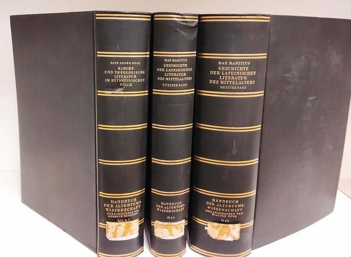 Geschichte der lateinischen Literatur des Mittelalters 1: Von Justinian bis zur Mitte des zehnten Jahrhunderts.  2: Von der Mitte des zehnten Jahrhunderts bis zum Ausbruch des Kampfes zwischen Kirche und Staat mit Index.  3: Vom Ausbruch des Kirchenstreites bis zum Ende des zw??lften Jahrhunderts
