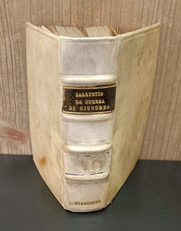 La guerra di Giugurta. Recata in italiano, col testo a fronte, ed annotata da Vincenzo D'Addozio. Tomo 1 e 2