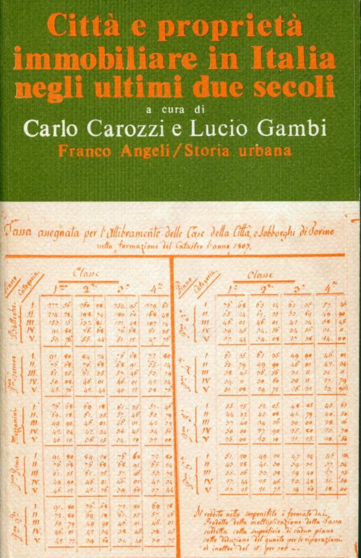 Citt?? e propriet?? immobiliare in Italia negli ultimi due secoli