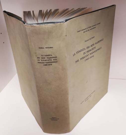 La vendita dei beni nazionali in Piemonte nel periodo napoleonico : 1800-1814