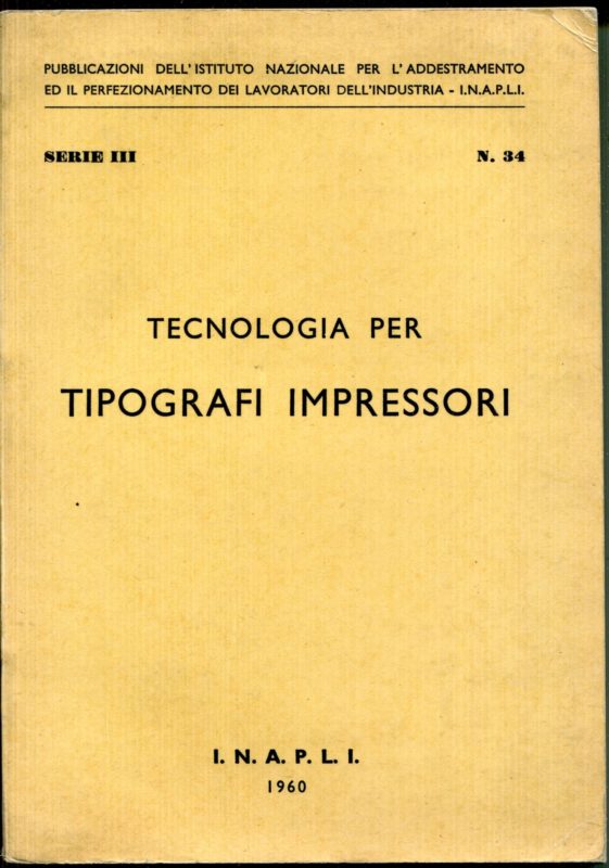 Tecnologia per tipografi impressori