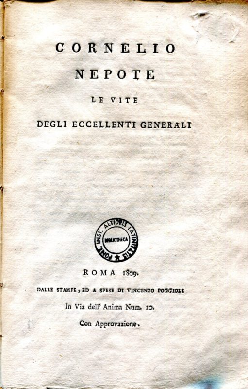 Le vite degli eccellenti generali