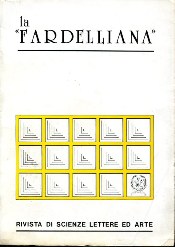 La Fardelliana, anno II - n. 2-3, maggio-dicembre 1983. Rivista quadrimestrale di scienze lettere ed arte