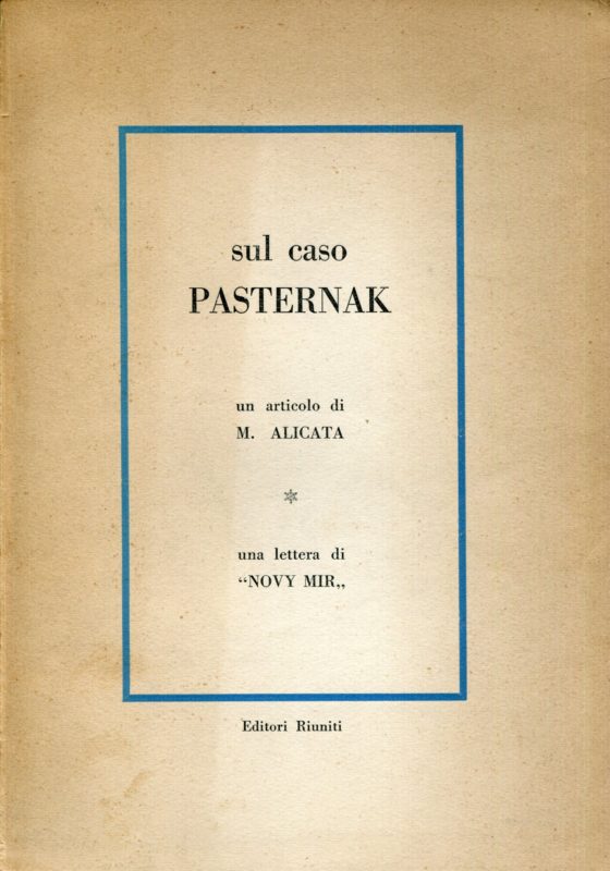 Sul caso Pasternak