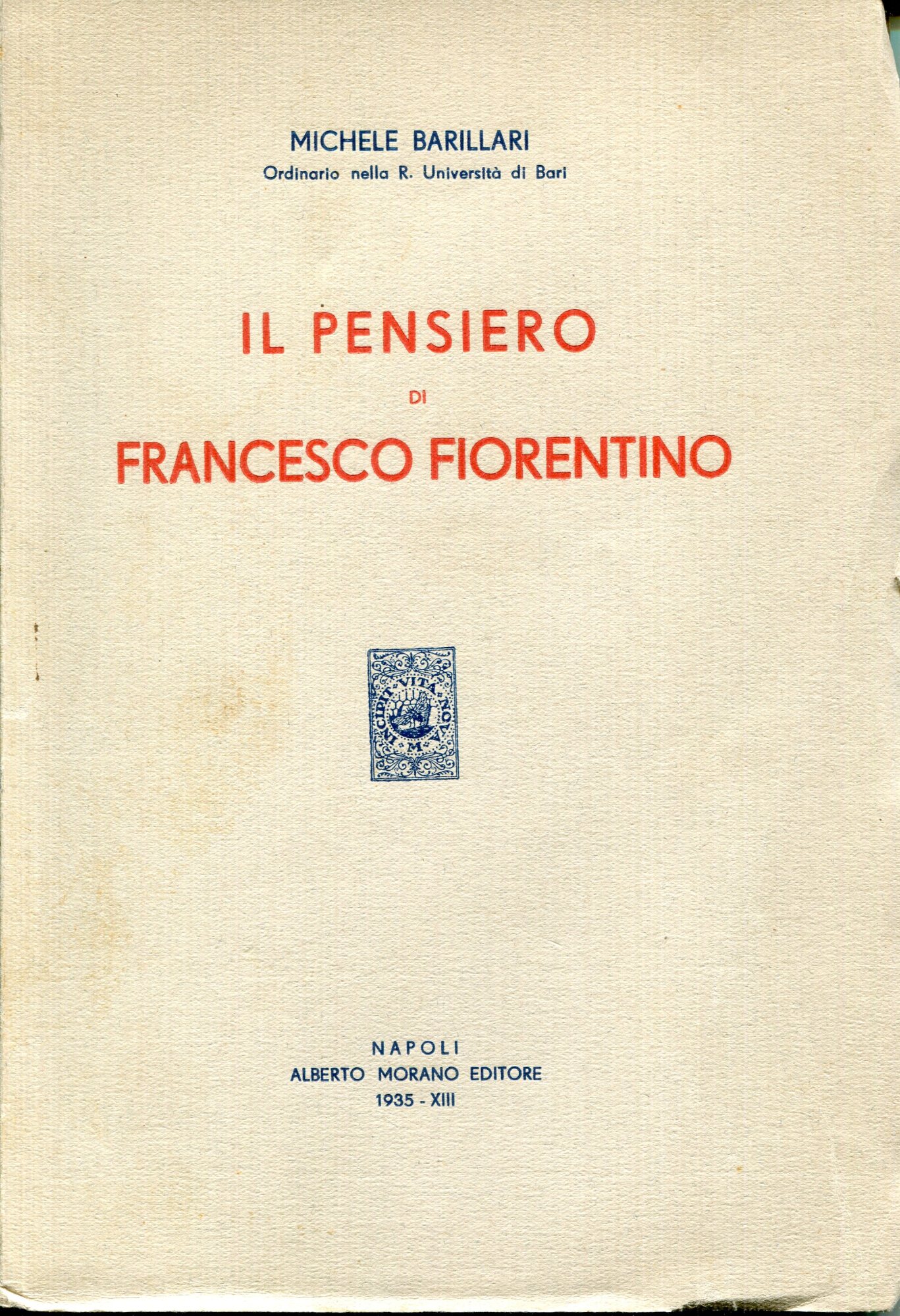 Il pensiero di Francesco Fiorentino