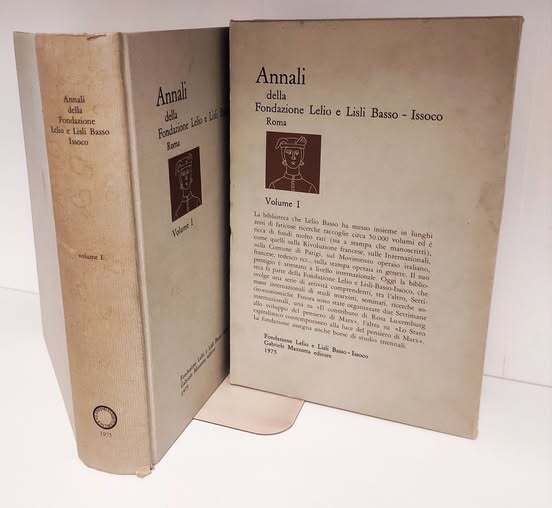 Annali della Fondazione Lelio e Lisli Basso-ISSOCO, Roma. Volume I