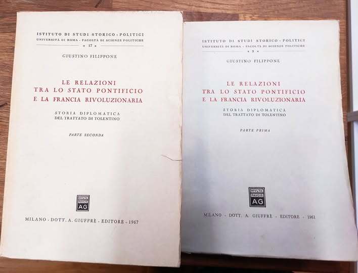 Le relazioni tra lo Stato pontificio e la Francia rivoluzionaria : storia diplomatica del trattato di Tolentino
