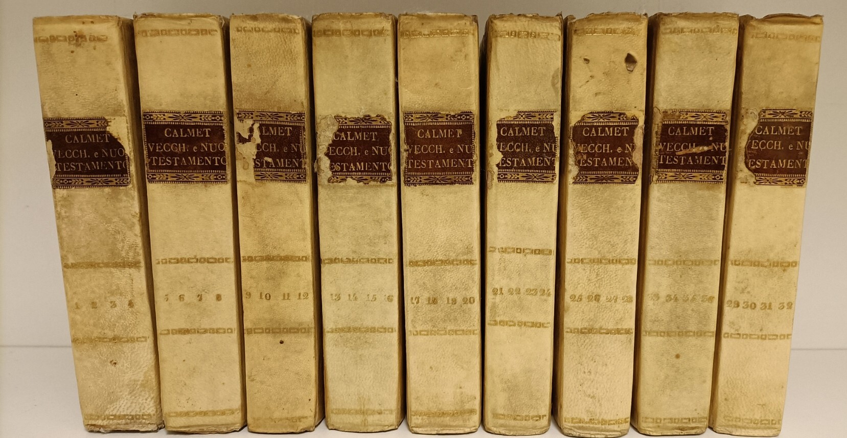 Storia dell'Antico e Nuovo Testamento del padre d. Agostino Calmet. Tradotta dal francese. Tomo 1-36