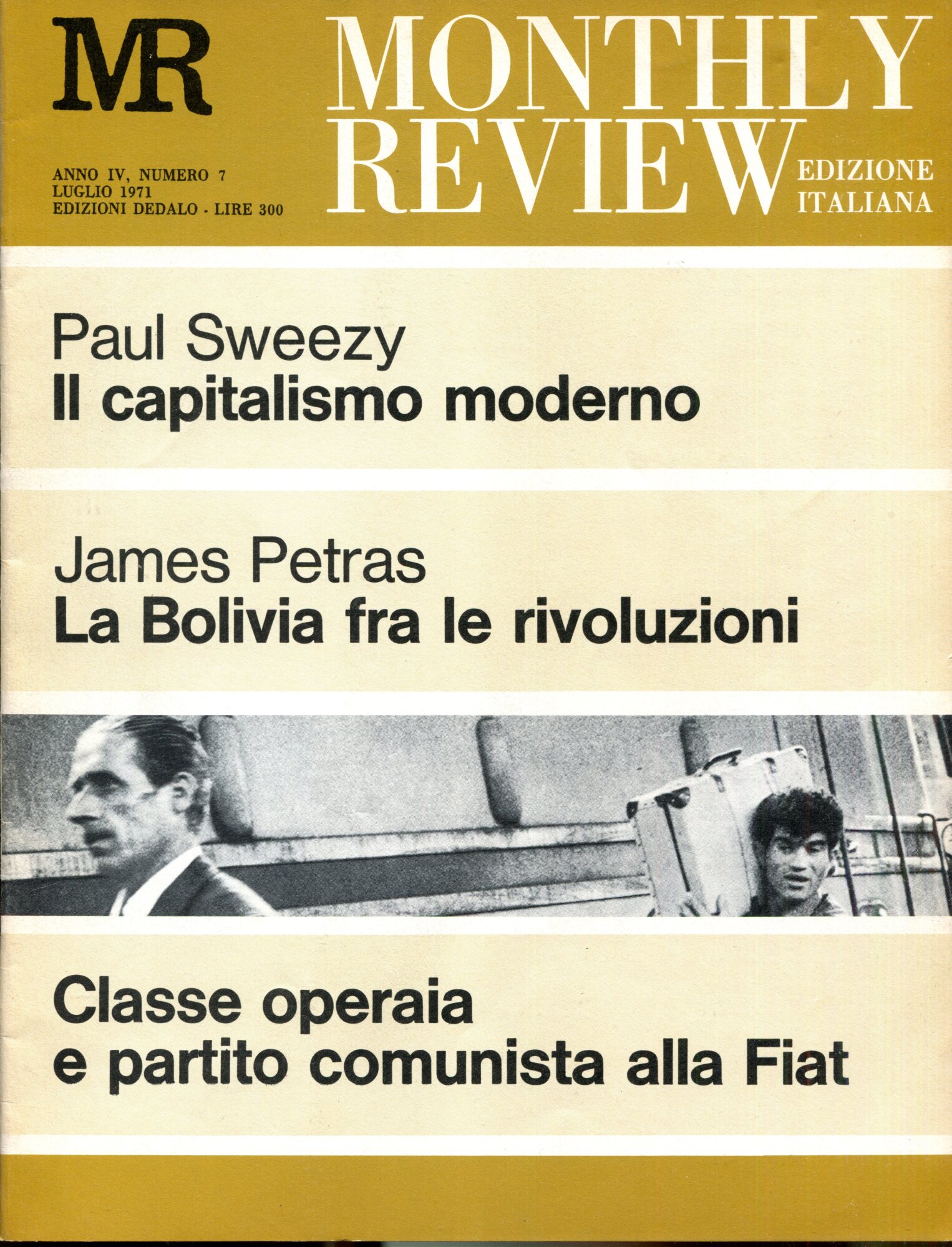 Monthly Review edizione italiana. Mensile, gennaio  - dicembre 1971