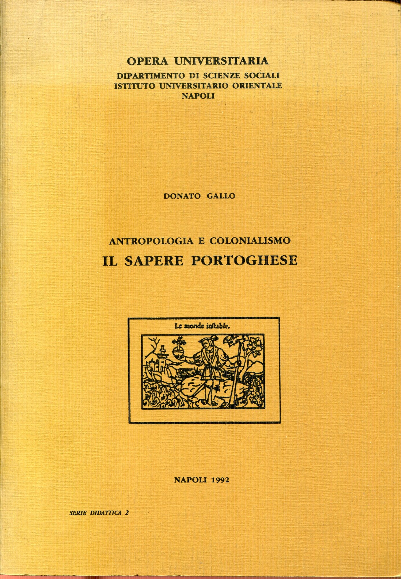 Il sapere portoghese : antropologia e colonialismo