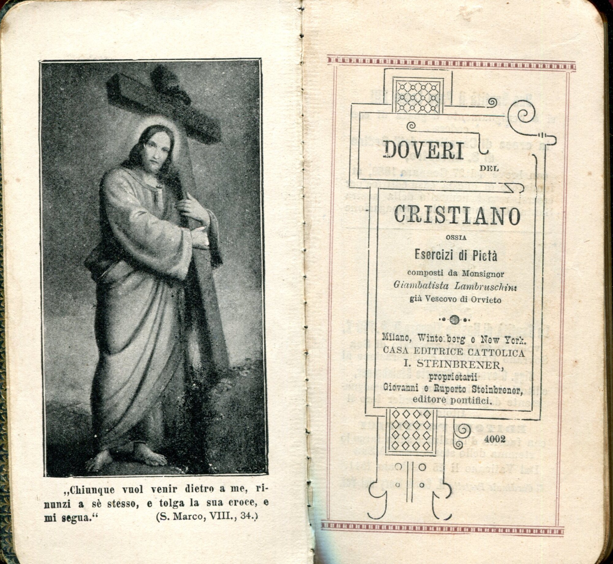 Doveri del cristiano, ossia Esercizi di piet??