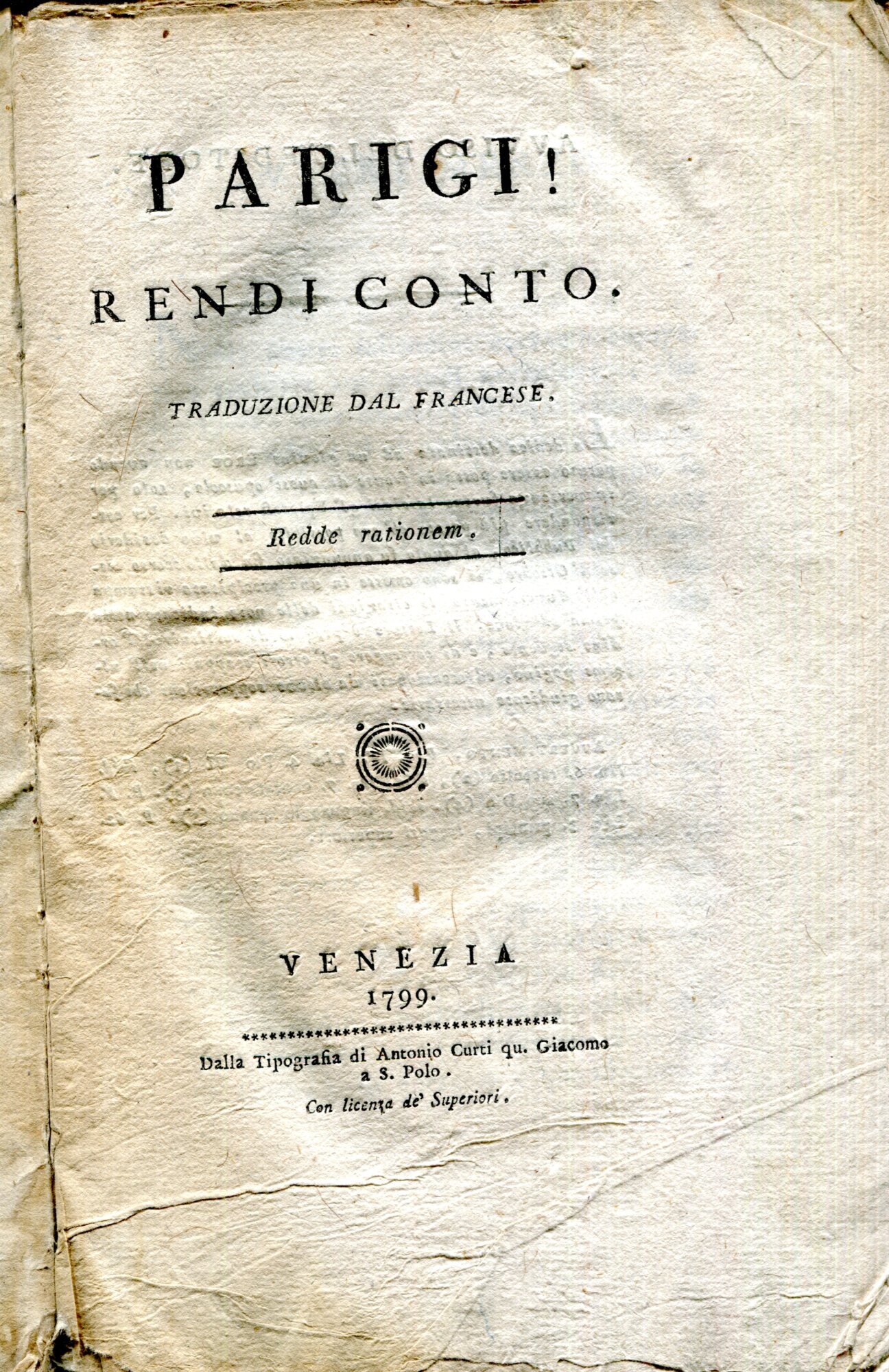 Parigi! Rendiconto. Traduzione dal francese (Paris rends tes comptes - Redde rationem)