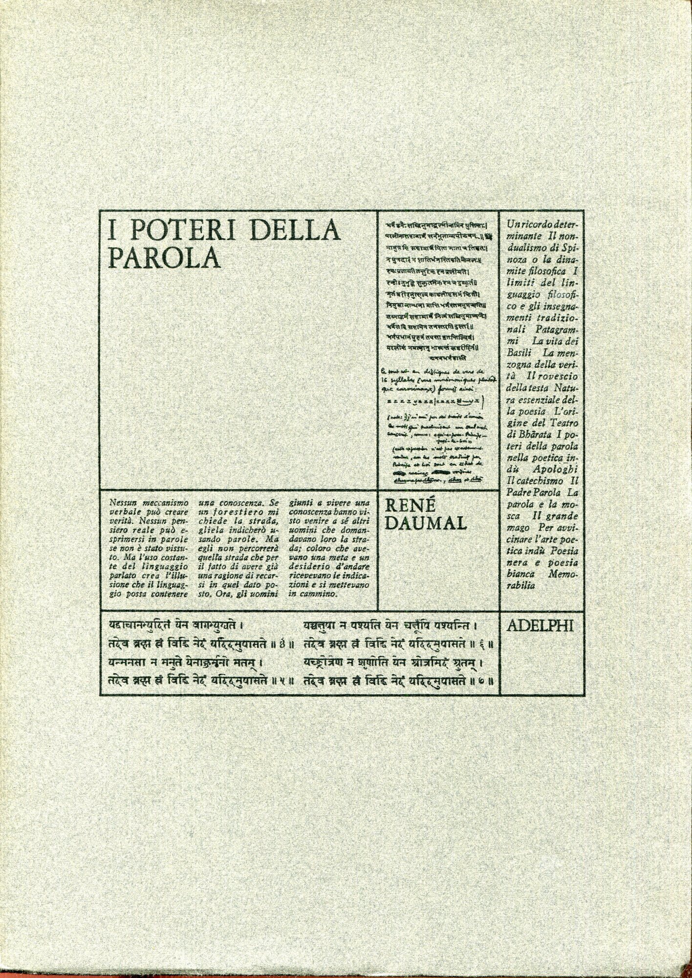 I POTERI DELLA PAROLA