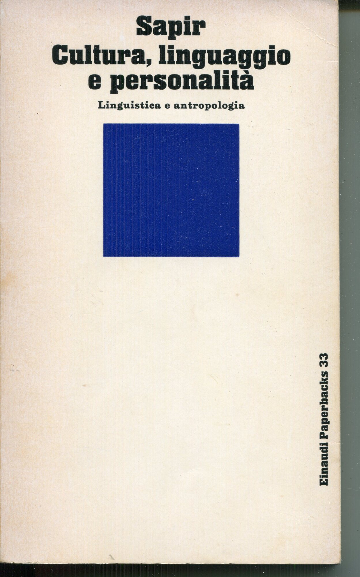 Cultura, linguaggio e personalit??