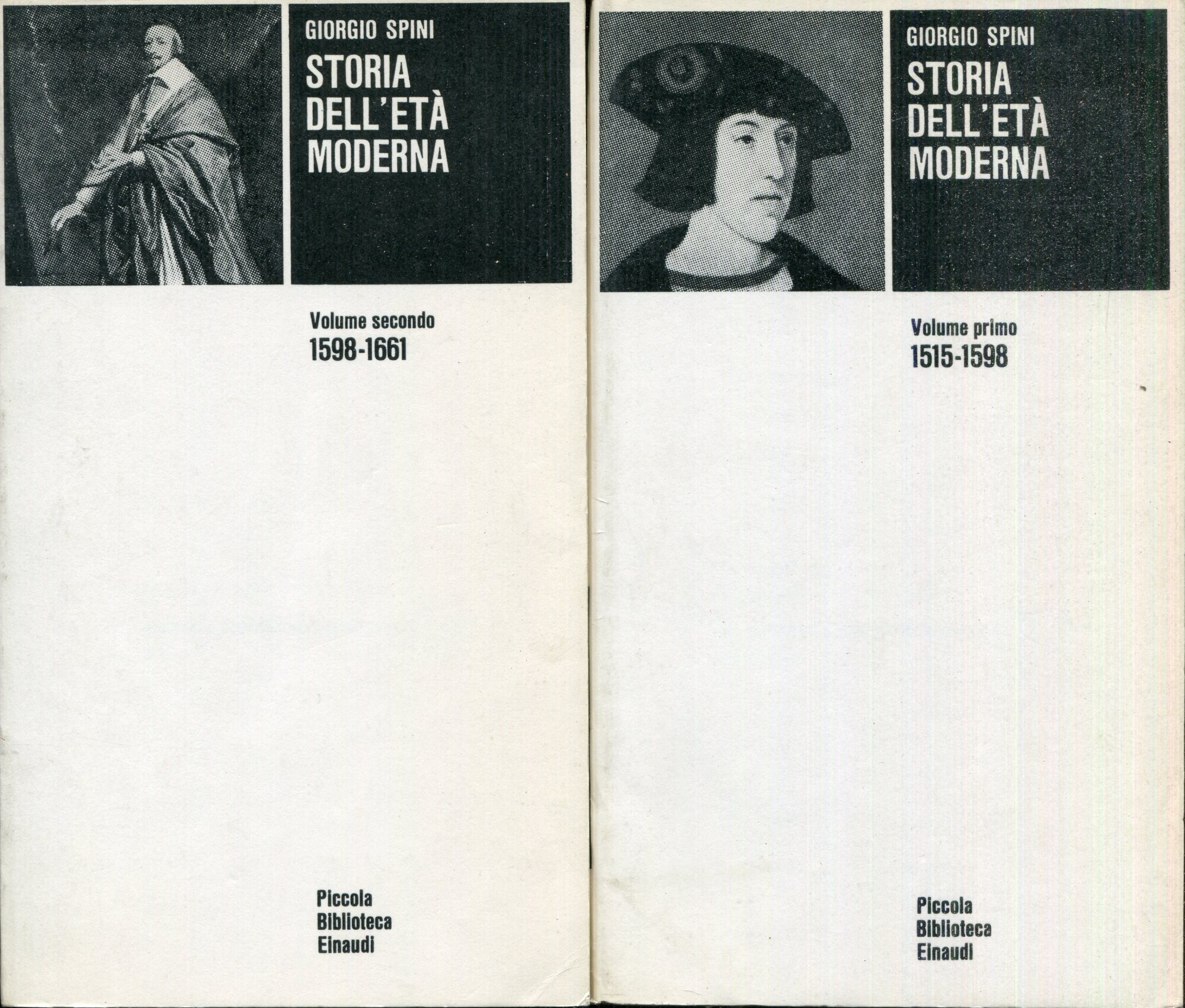 Storia dell'et?? moderna volumi primo (1515-1598) e secondo (1598-1661)