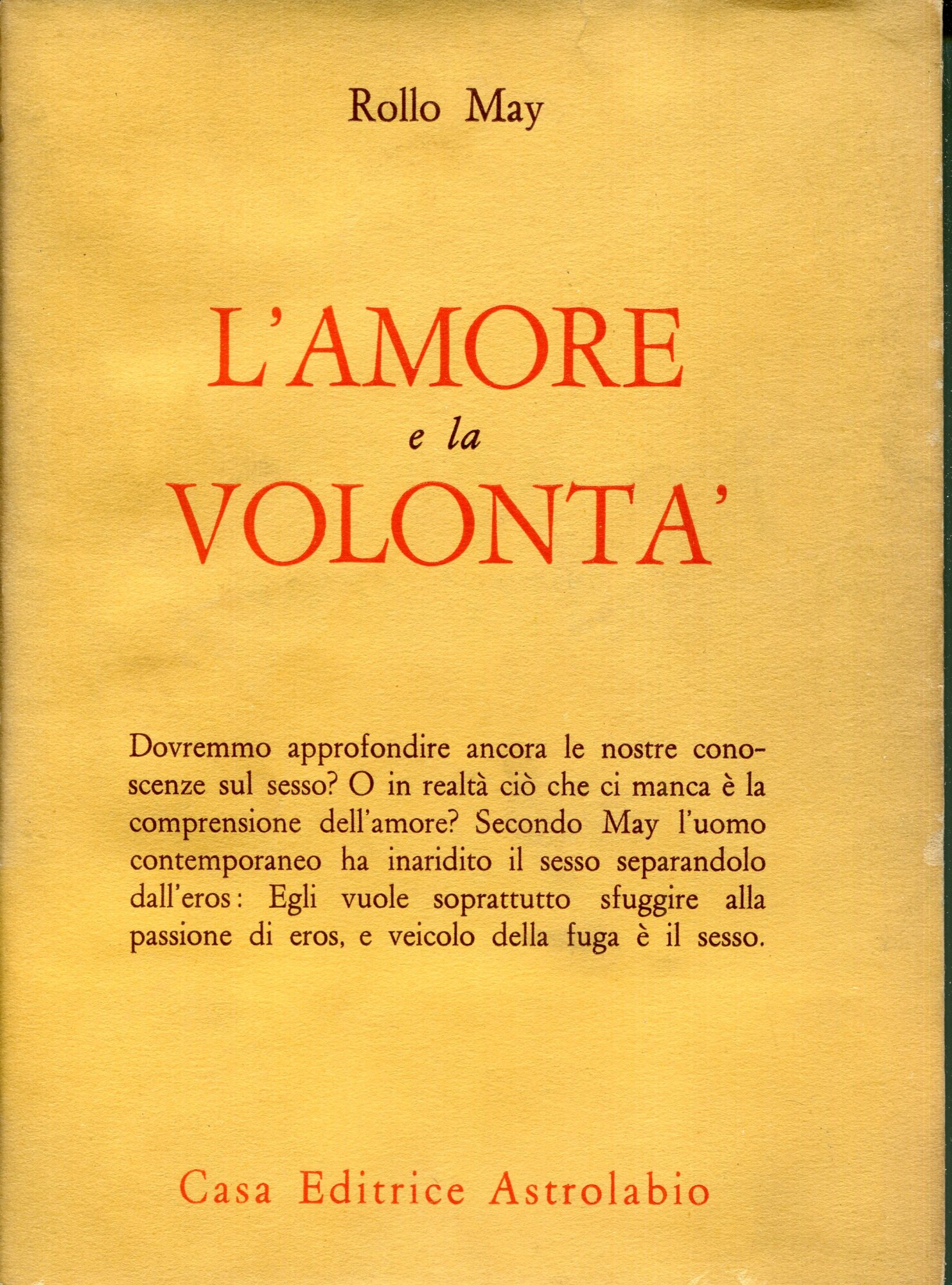 L'amore e la volont??