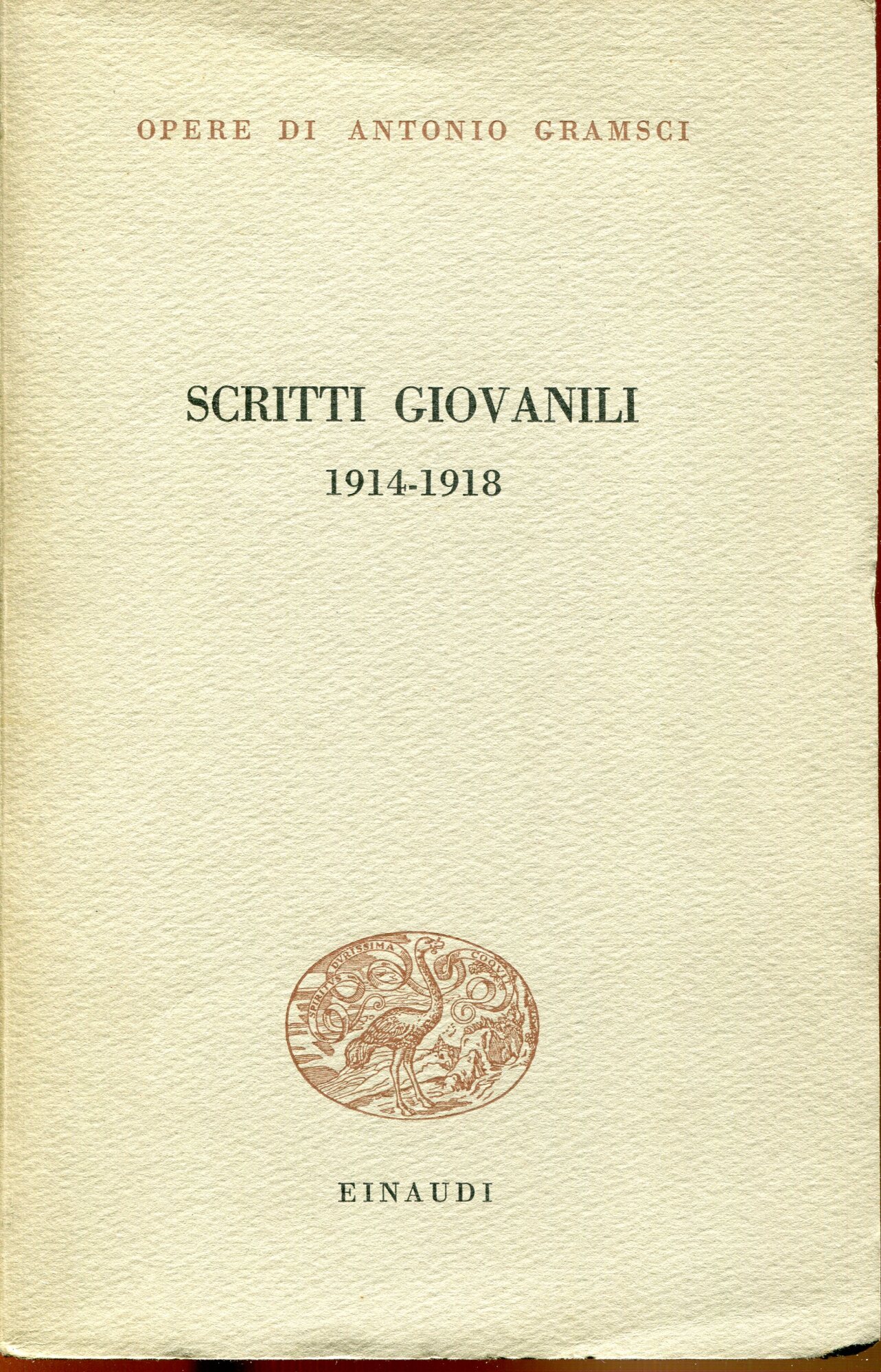 Opere di Antonio Gramsci 8: Scritti giovanili, 1914-1918