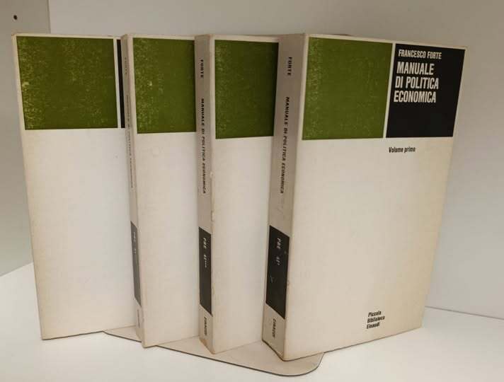 Manuale di politica economica, 4 volumi