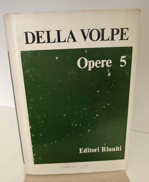 Opere 5, a cura di Ignazio Ambrogio