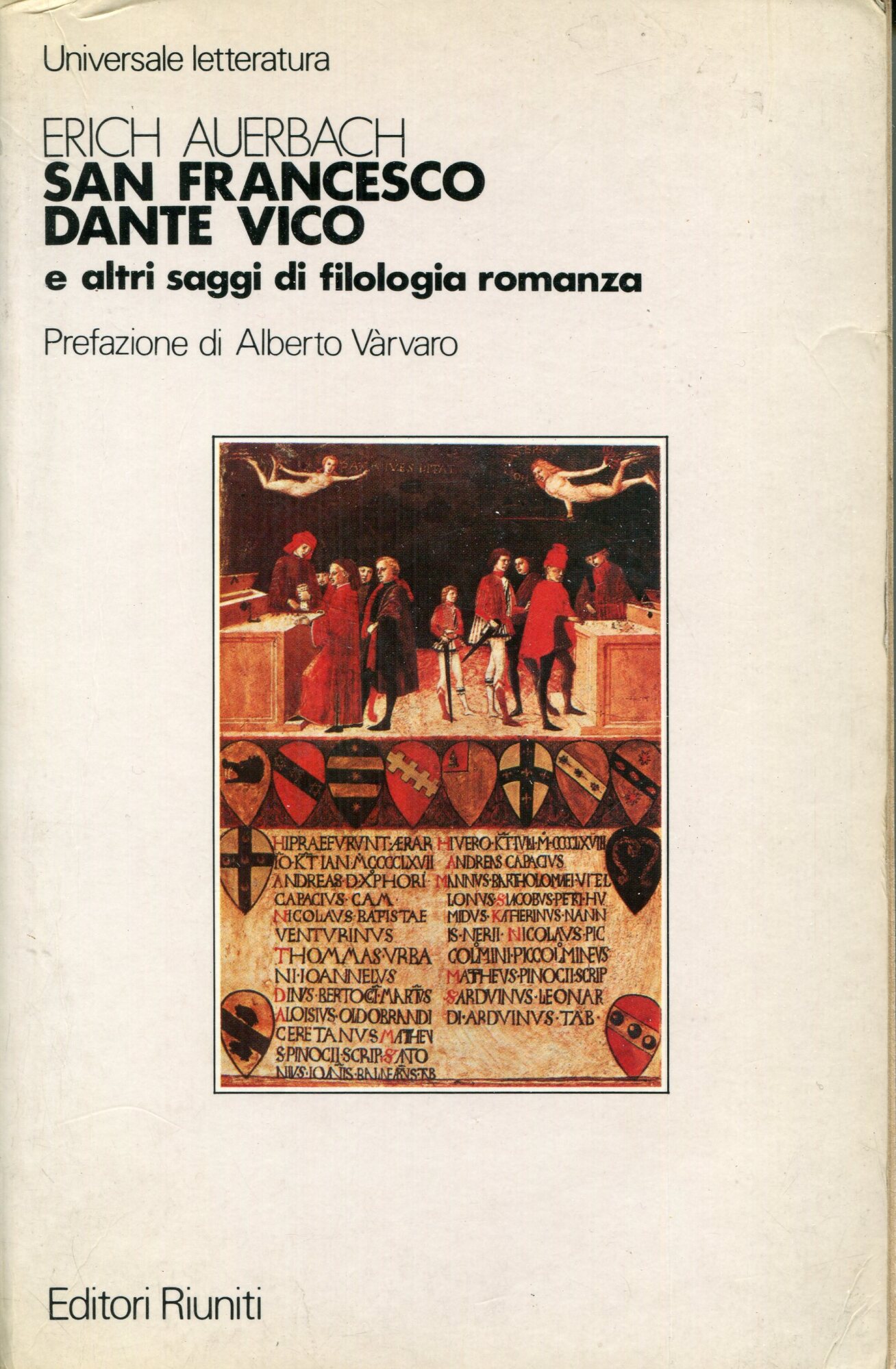 San Francesco dante vico e altri saggi di filologia romanza