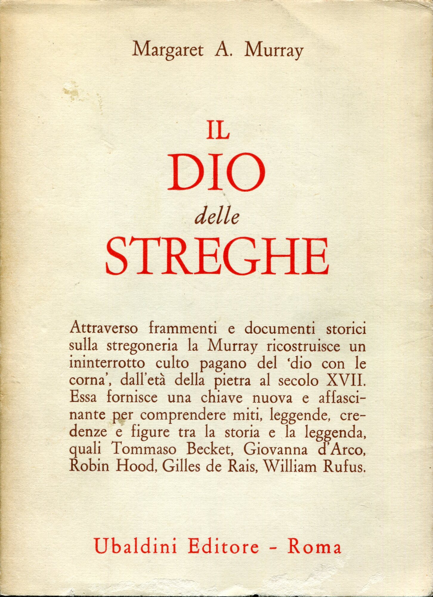 Il dio delle streghe