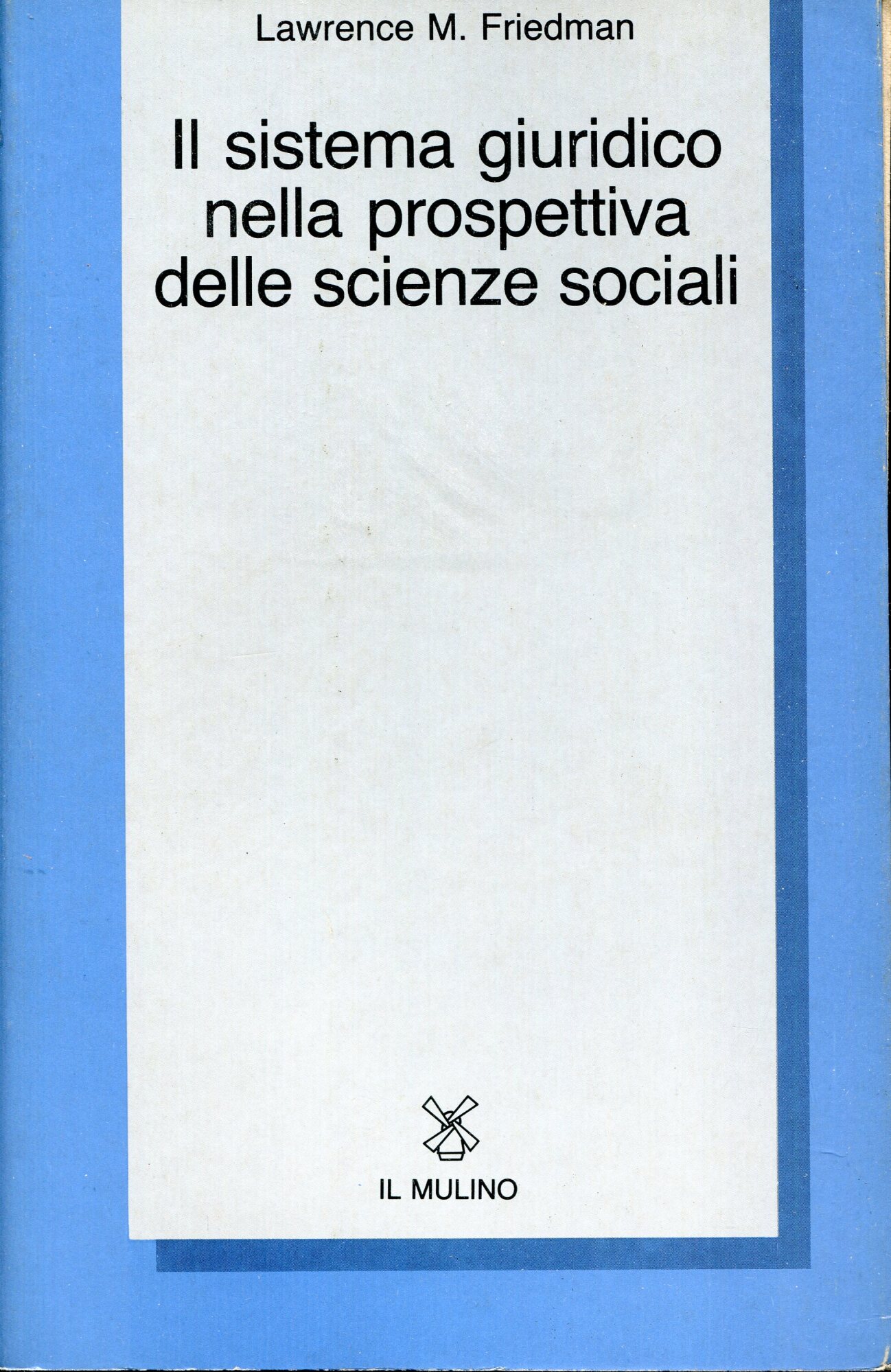Il sistema giuridico nella prospettiva delle scienze sociali