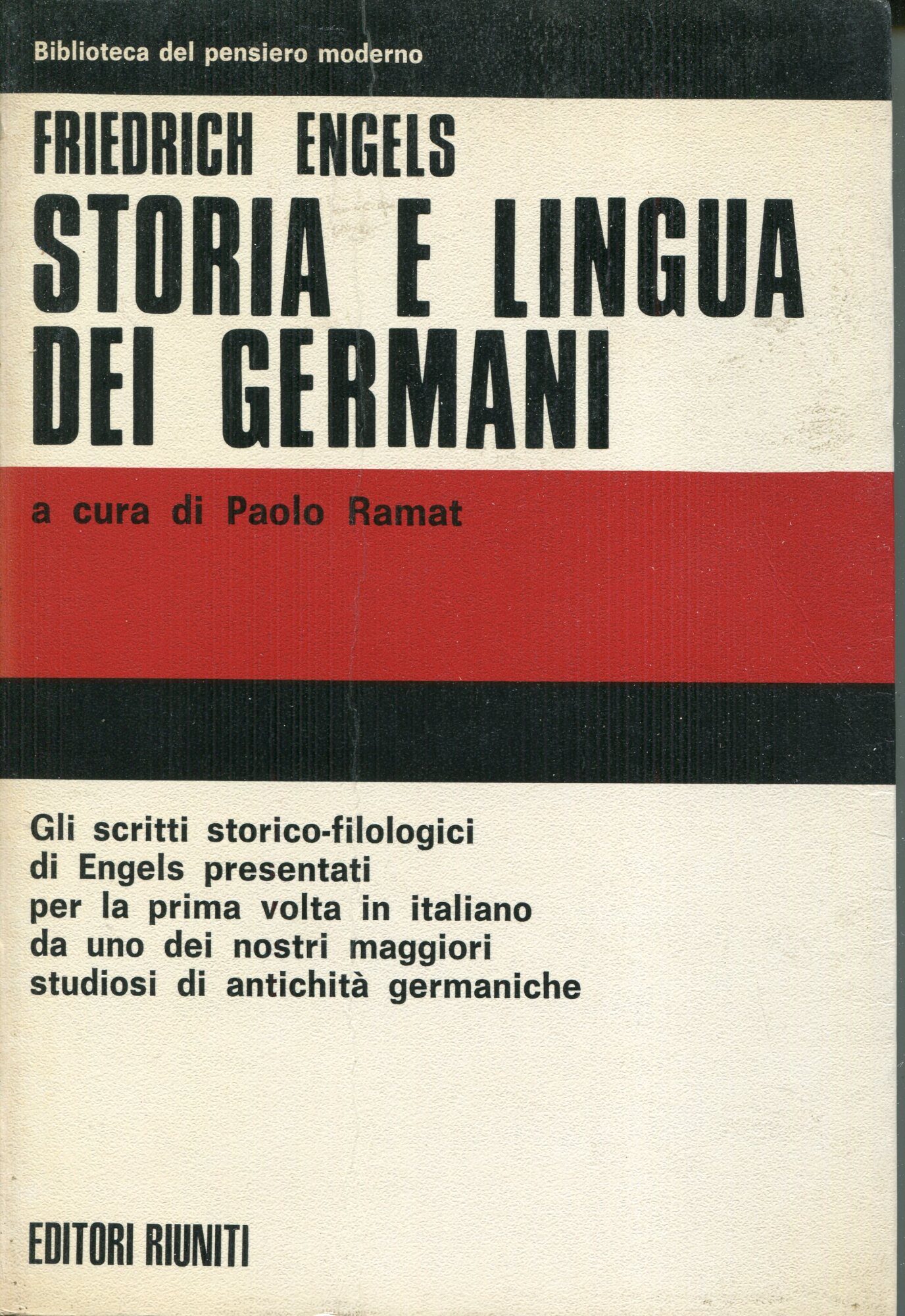 Storia e lingua dei Germani : scritti filologici