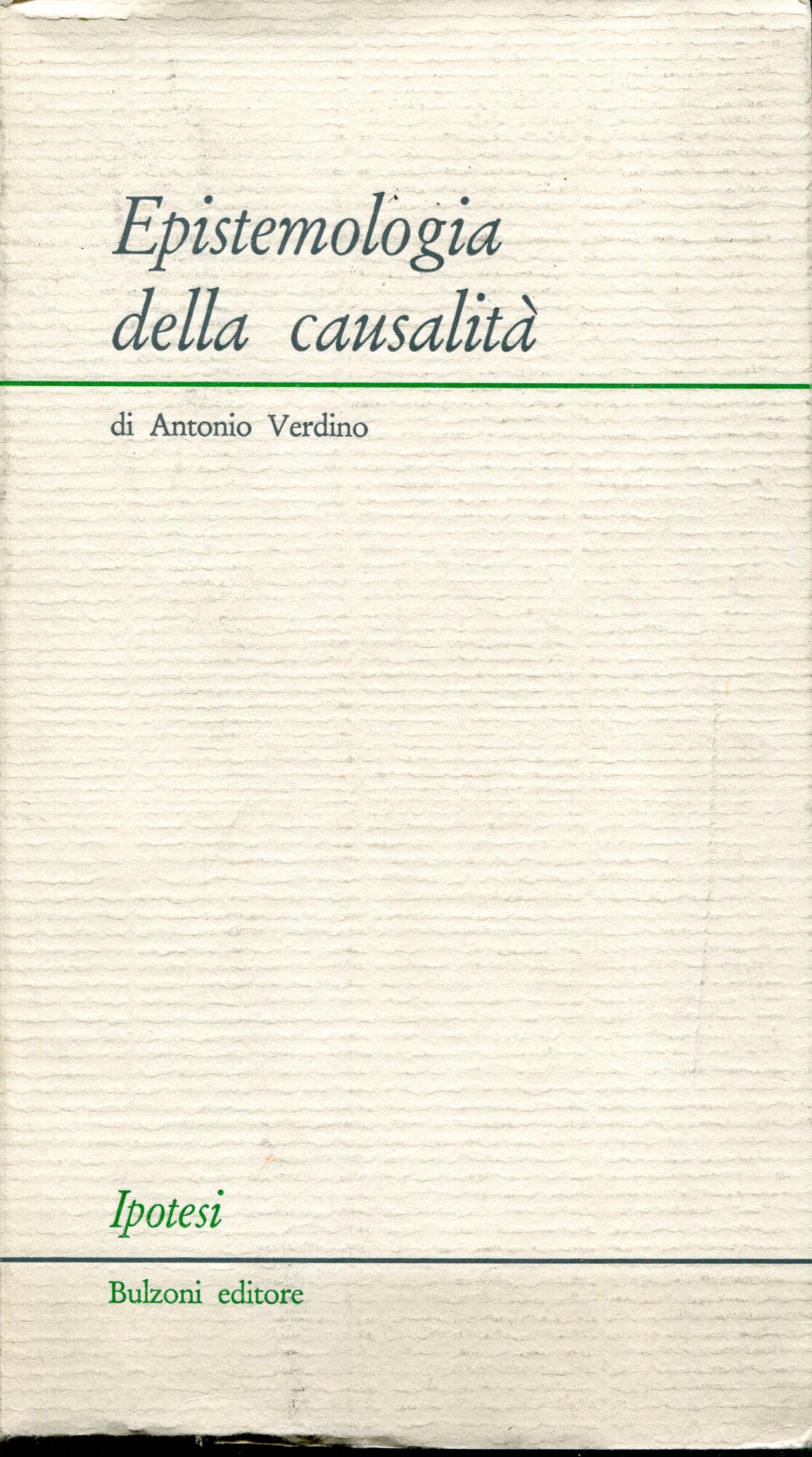Epistemologia della causalit??