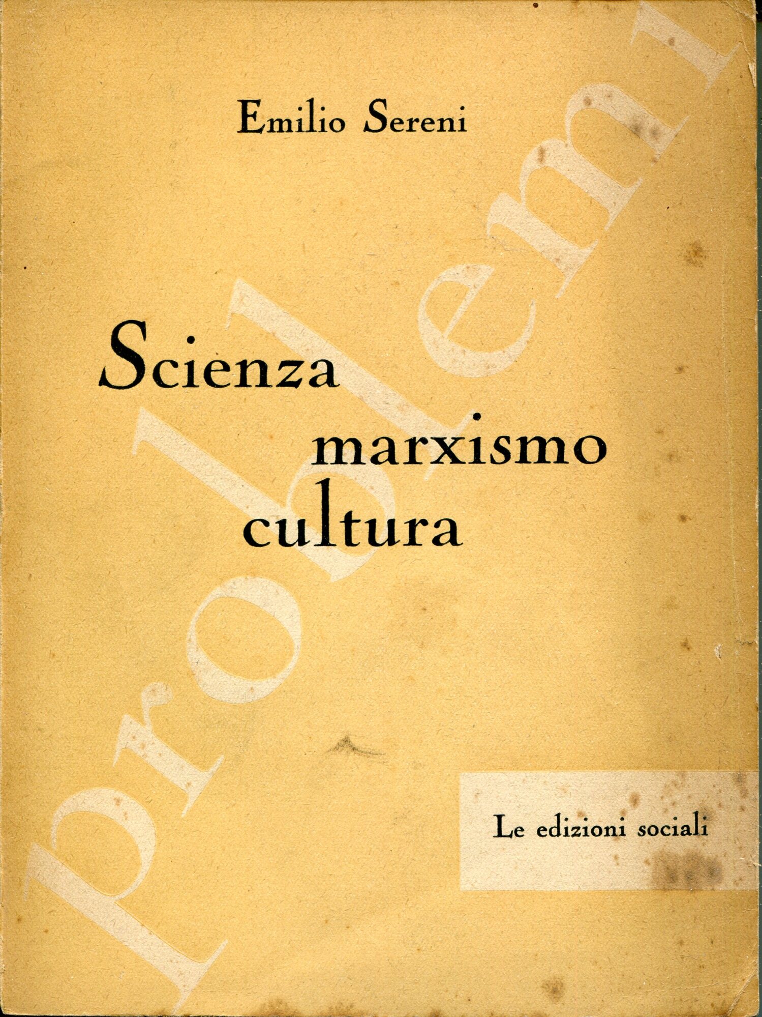 Scienza, marxismo, cultura