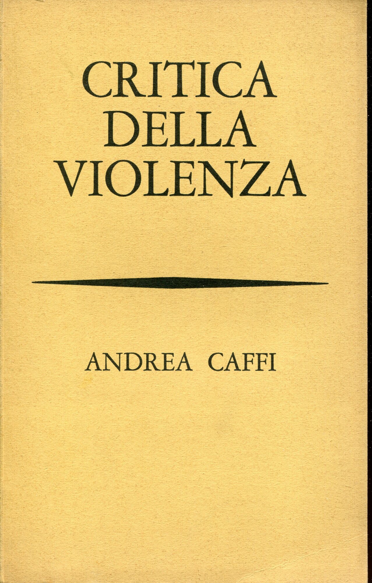 Critica della violenza