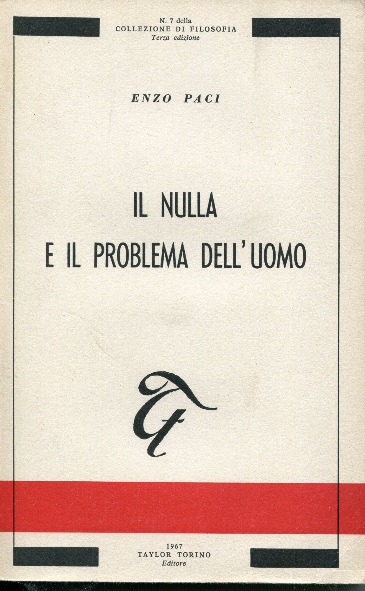 Il nulla e il problema dell'uomo