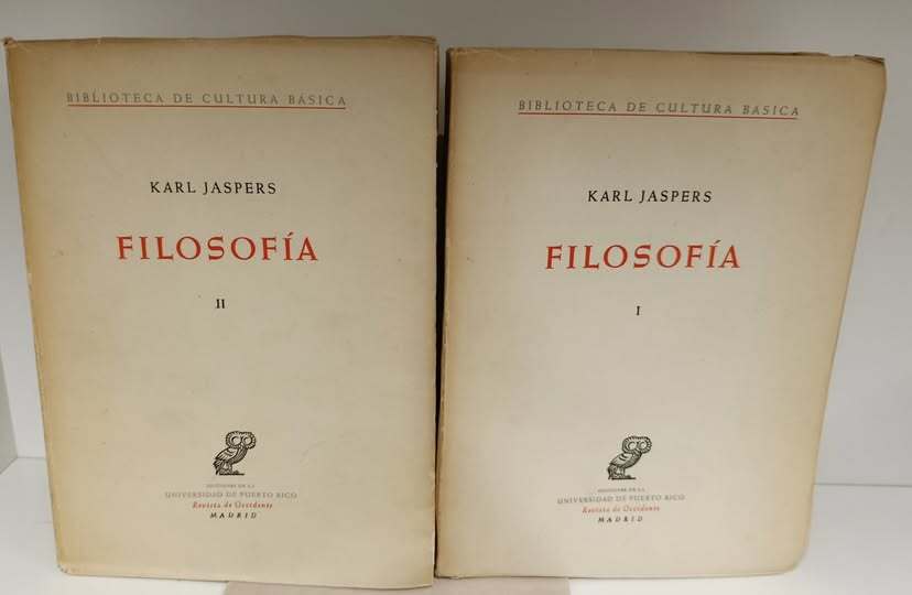 Filosofia. Volume 1 e 2.  Treduccion del aleman por Fernando Vela