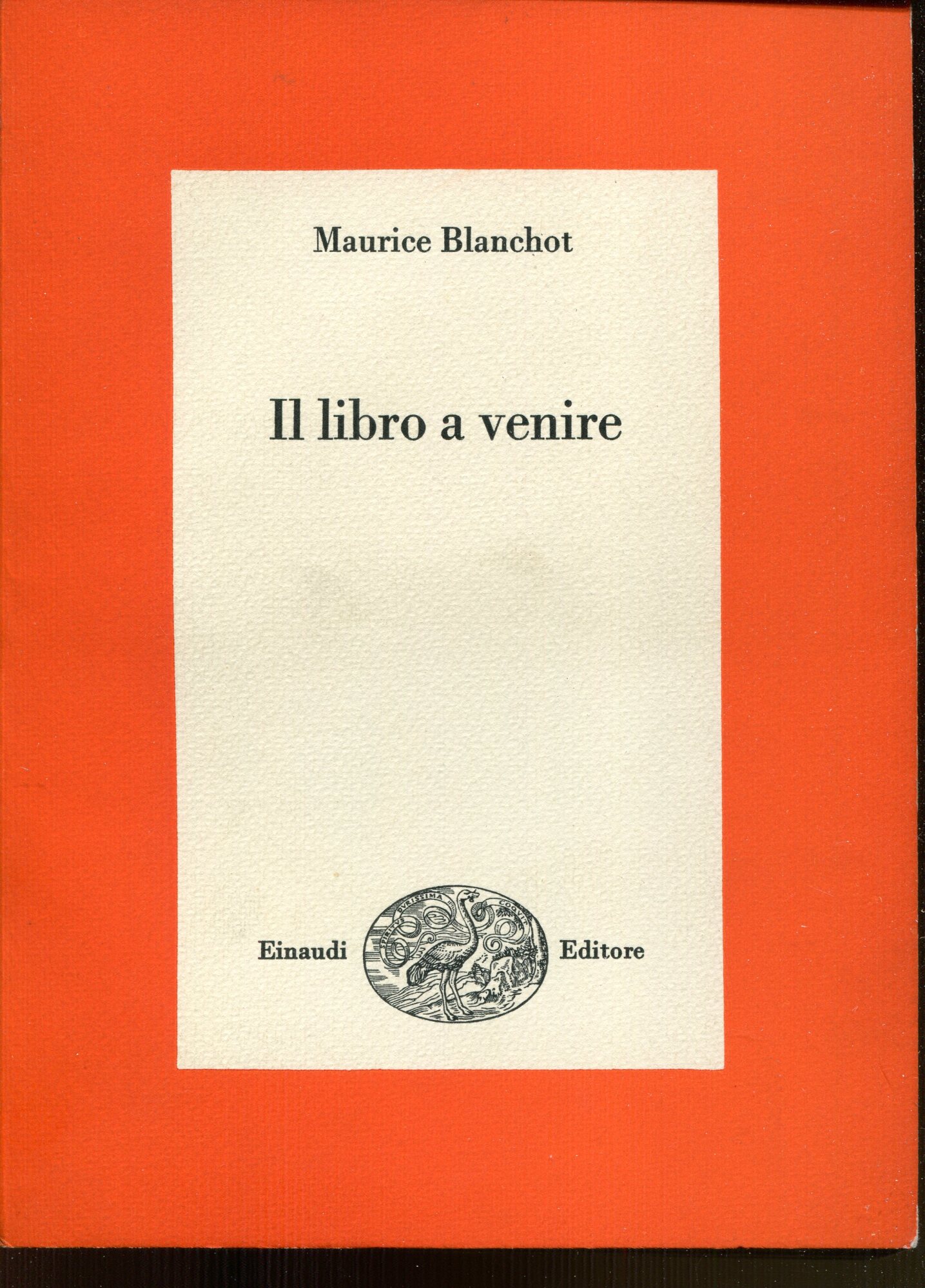 Il libro a venire