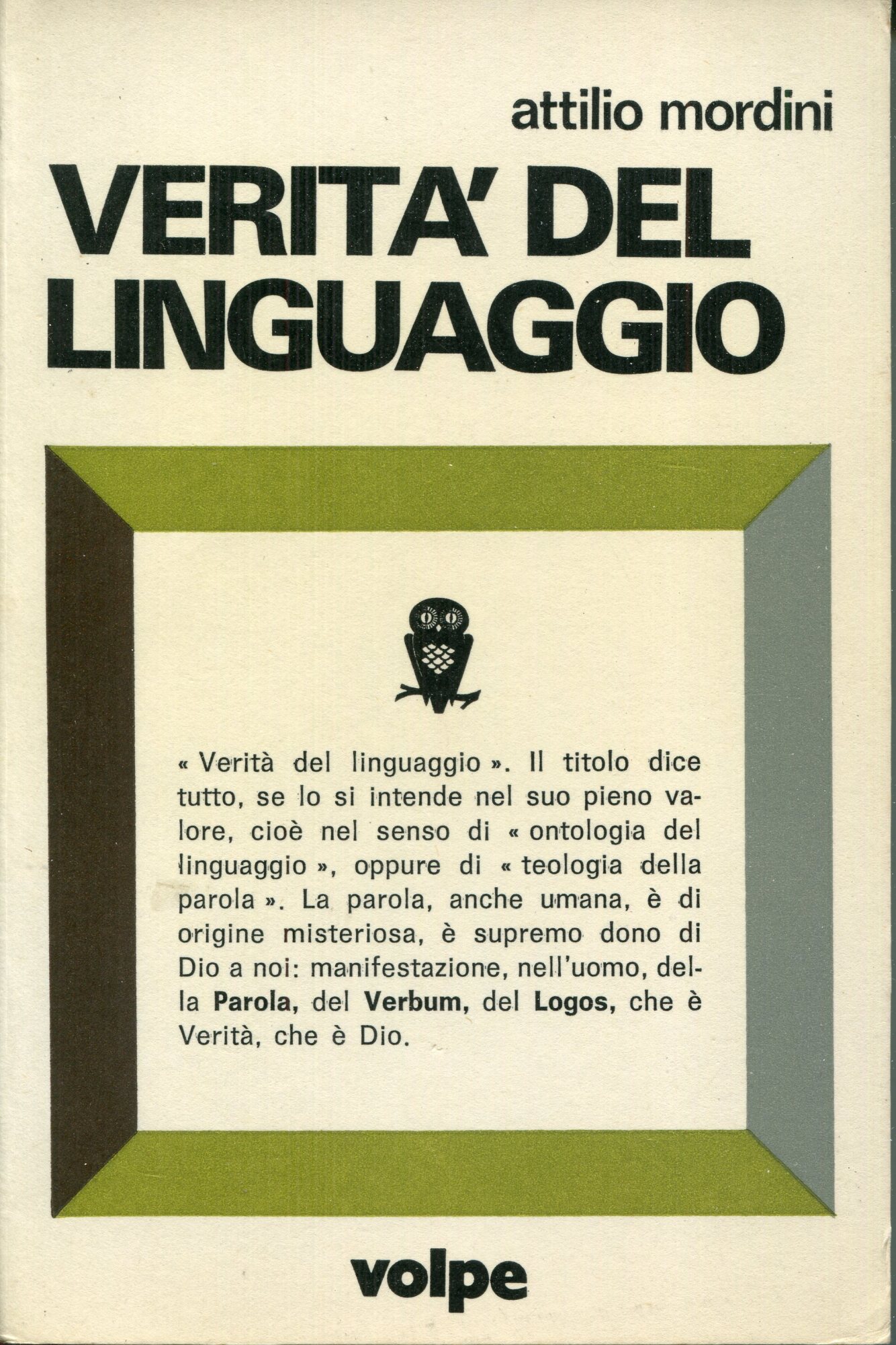 Verita del linguaggio