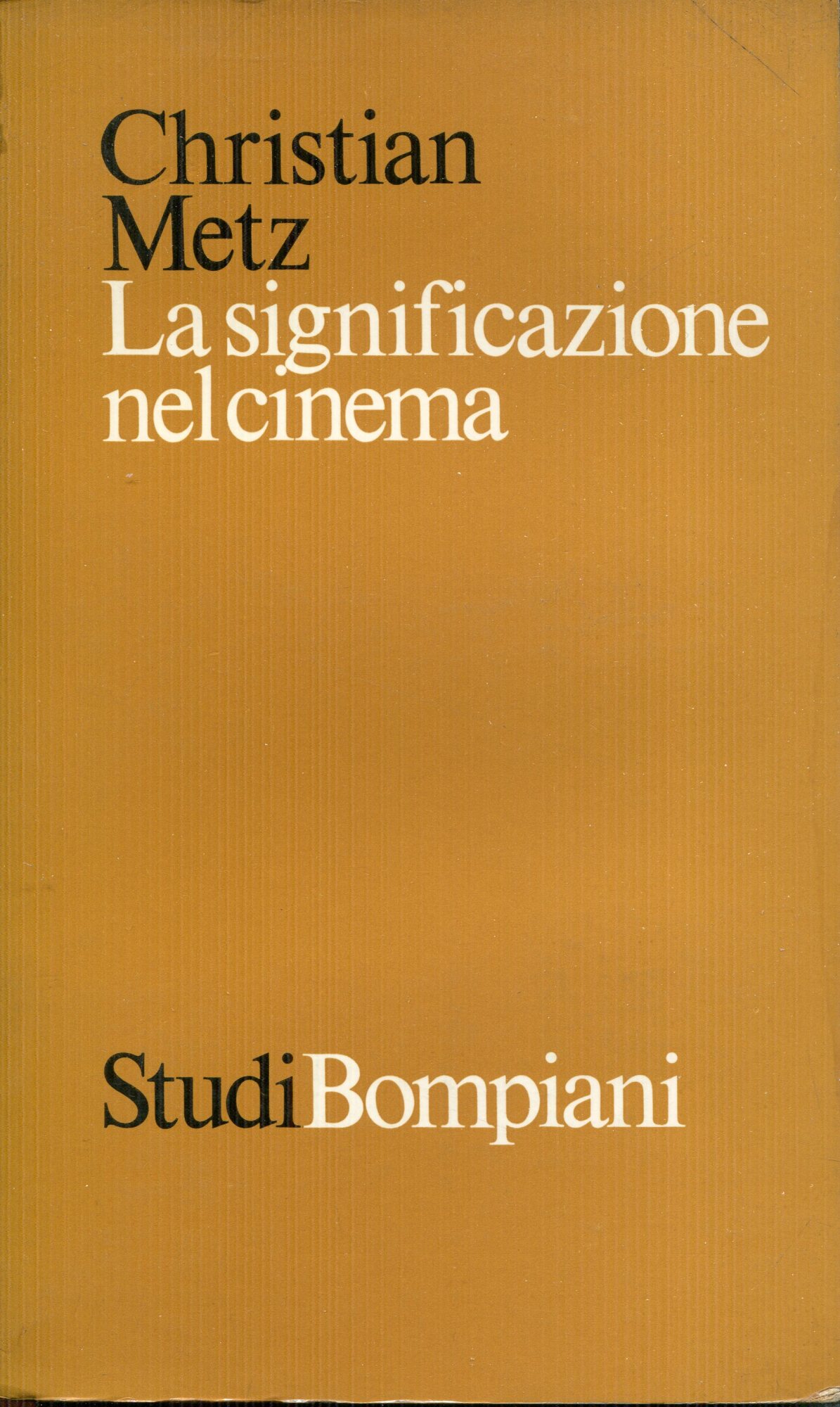 La significazione nel cinema
