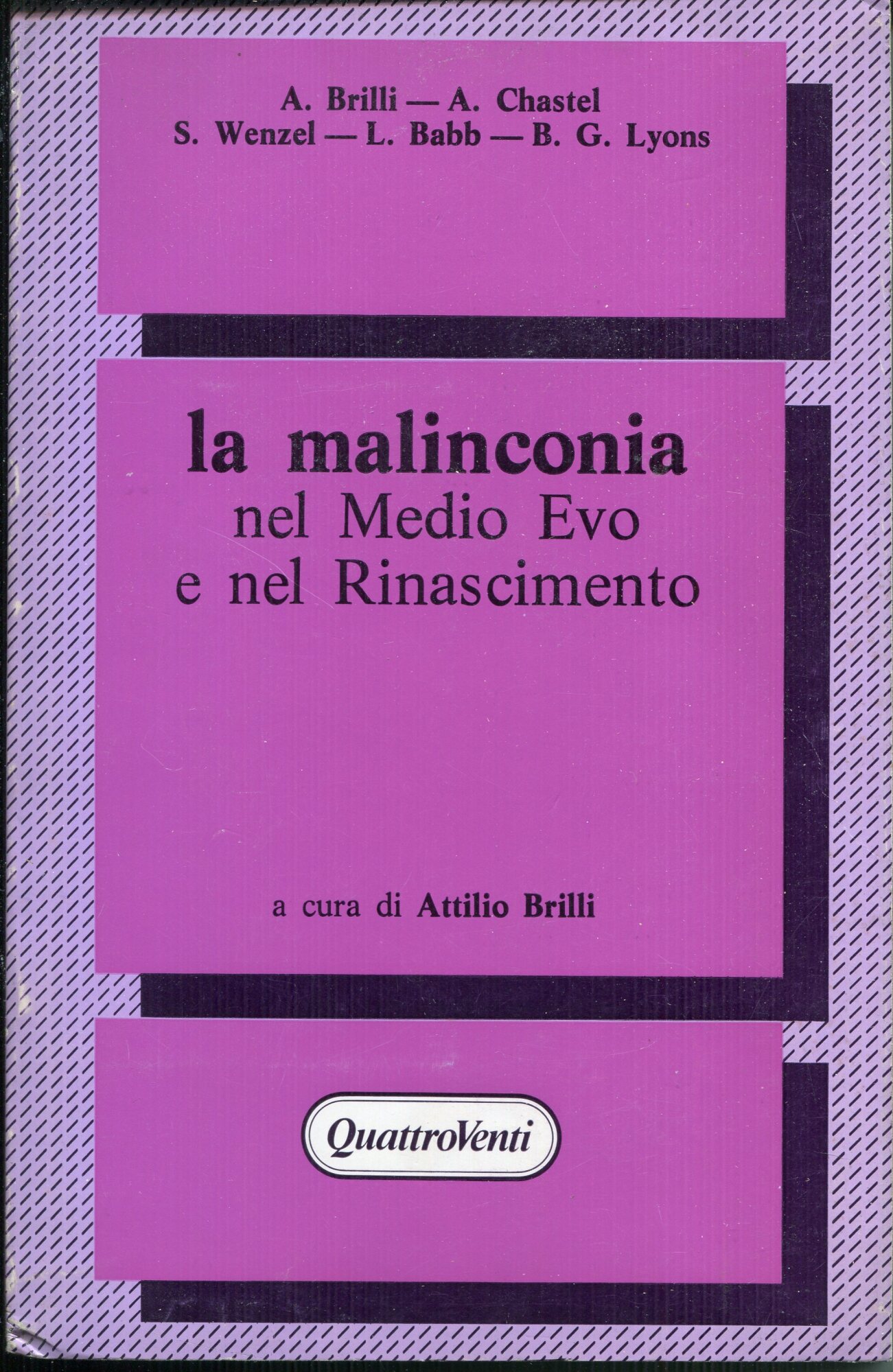 La malinconia nel Medio Evo e nel Rinascimento