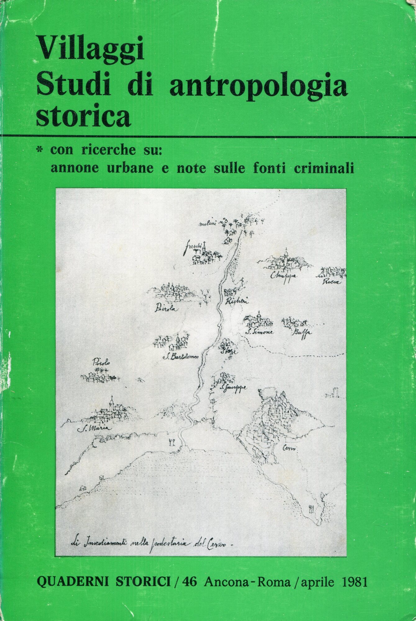 Villaggi : studi di antropologia storica