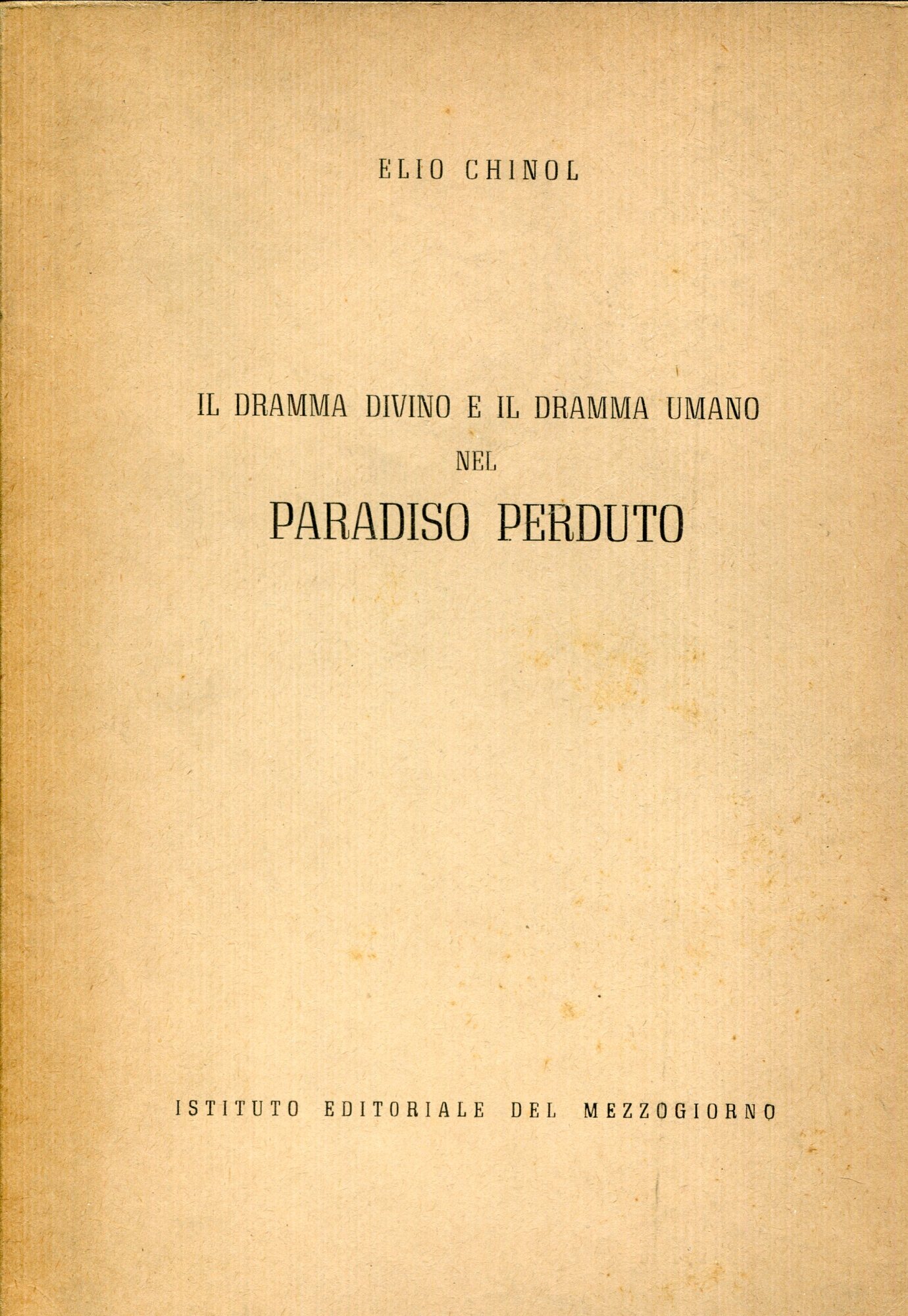 Il dramma divino e il dramma umano nel Paradiso perduto