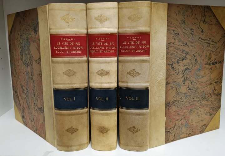 Le vite de' piu eccellenti pittori, scultori et architettori vol I - III. Commentata e riccamente illustrata da Pio Pecchiai