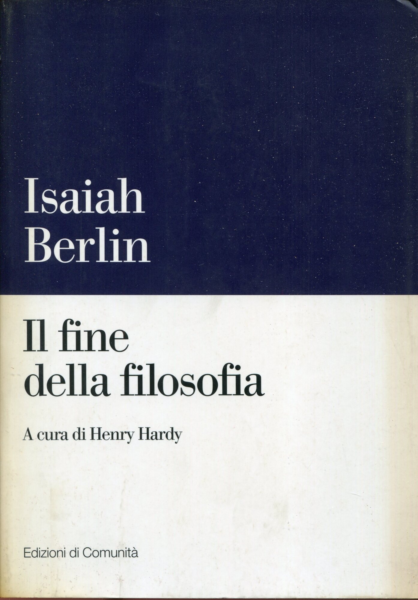 Il fine della filosofia