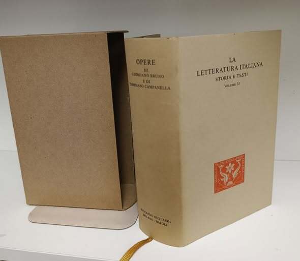 Opere di Giordano Bruno e di Tommaso Campanella