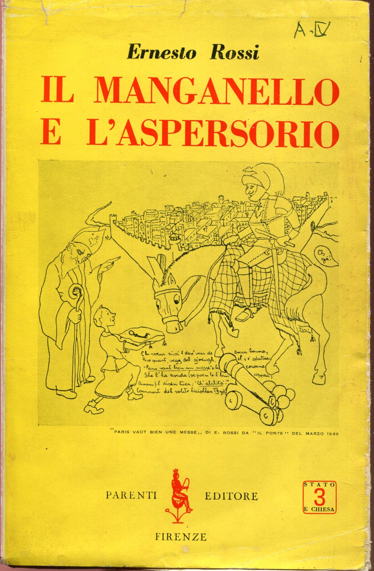 Il manganello e l'aspersorio : l'uomo della provvidenza e Pio 11.