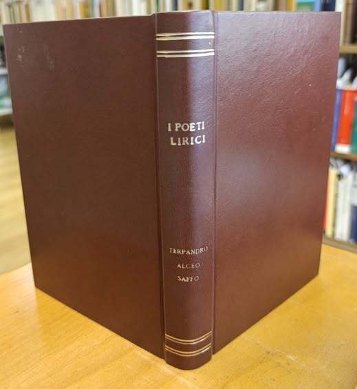I poeti lirici 2: Terpandro, Alceo, Saffo.  Con con incisioni di D. Pettinelli