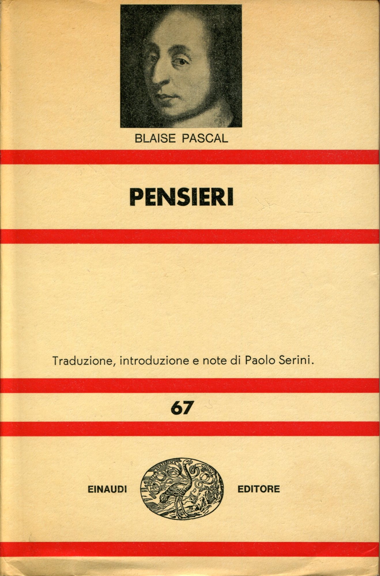 Pensieri. Traduzione, introduzione e note di Paolo Serini.