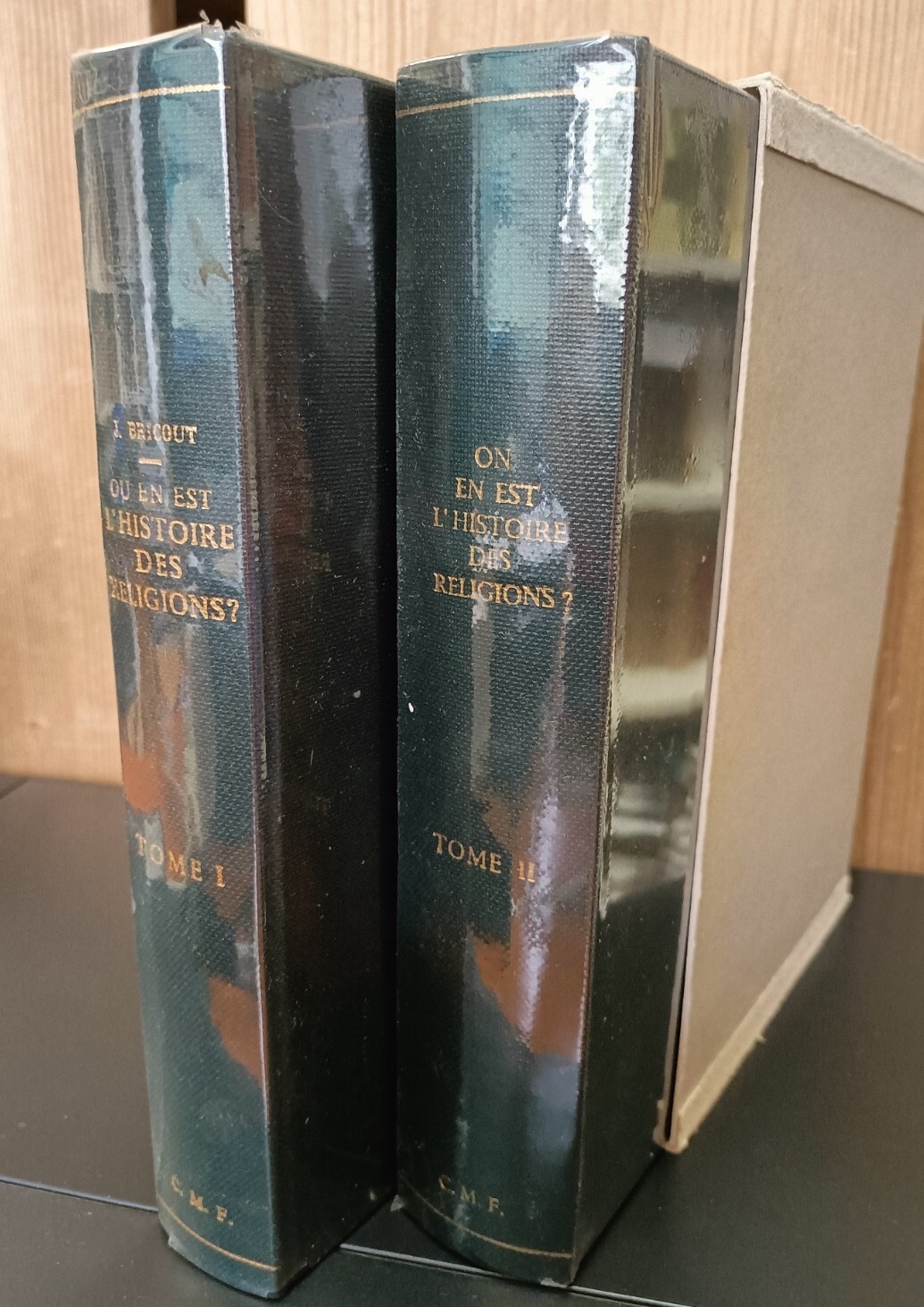 Ou en est l'histoire des religions? Tome 1, Les religions non chr??tiennes. Tome 2, udaisme et christianisme. Avec la collaboration de mm. Bros, Caparte ed altri